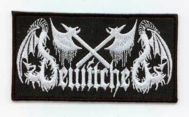 Bewitched - Weisses Logo Aufnäher