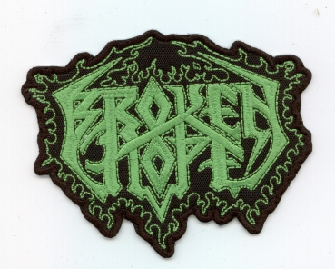 Broken Hope - Grünes Logo Kontour Aufnäher