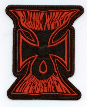 Electric Wizard - Rotes Logo und Kreuz Aufnäher