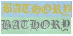 Bathory - Logo Aufkleber