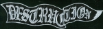 Destruction - Altes Logo R�ckenaufn�her