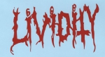 Lividity - Rotes Logo Aufkleber