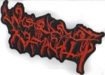 Woods of Infinity - Rotes Logo R�ckenaufn�her