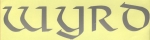 Wyrd - Silber Logo Aufkleber