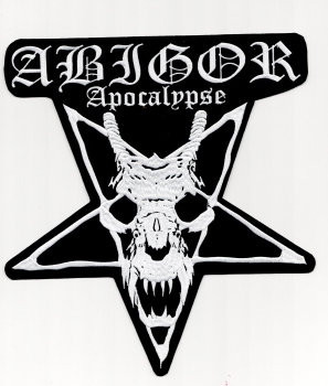Abigor - Weisses Apocalypse Rückenaufnäher