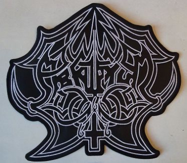 Abruptum - White Logo Backpatch