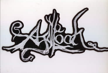 Agalloch - Weisses Logo Rückenaufnäher