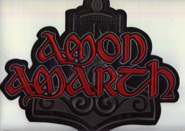 Amon Amarth - Thors Hammer Logo Rückenaufnäher