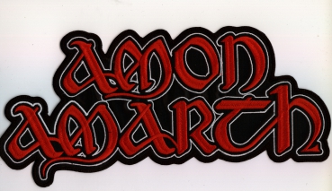 Amon Amarth - White Red Logo Backpatch