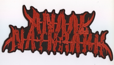 Anaal Nathrakh - Rotes Logo 2 Rückenaufnäher