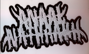 Anaal Nathrakh - Weisses Logo Rückenaufnäher