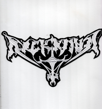 Arckanum - Weisses Logo Rückenaufnäher