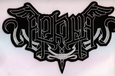Arkona - Weisses Logo Rückenaufnäher