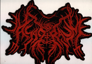 Asagraum - Rotes Logo Rückenaufnäher