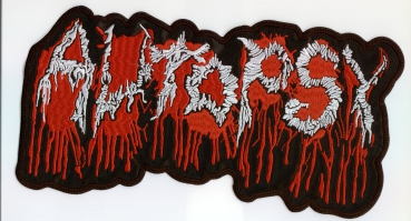 Autopsy - Red White Logo Backpatch