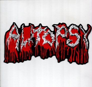 Autopsy - Red White Logo Backpatch