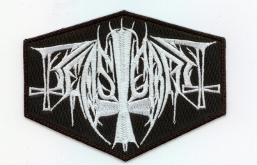 Beastcraft - Weisses Logo Wappen Aufnäher