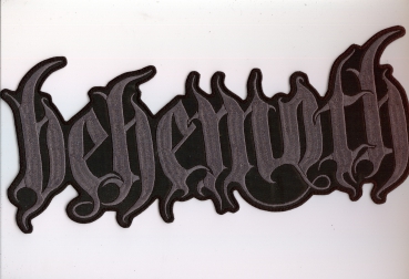 Behemoth - Graues Logo Rückenaufnäher