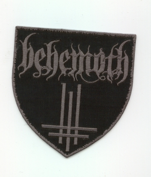 Behemoth - Grey Tri Cross Shield Patch