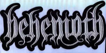 Behemoth - Weisses Logo Rückenaufnäher