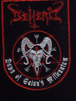 Beherit - Dawn of Satans Millenium Rot Wappen Aufnäher