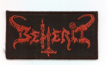 Beherit - Rotes Altes Logo Aufnäher