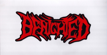 Benighted - Rotes Logo Rückenaufnäher