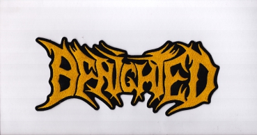 Benighted - Gelbes Logo Rückenaufnäher