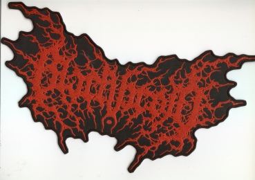 Blackbraid - Rotes Logo Rückenaufnäher