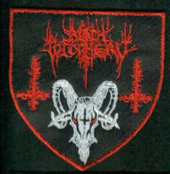 Black Witchery - Goat Wappen Rot Aufnäher