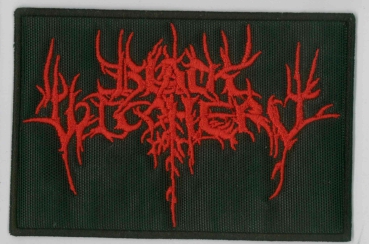 Black Witchery - Rotes Logo Aufnäher