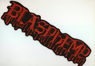 Blasphemy - Red Blood Logo Backpatch