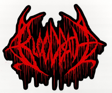 Bloodbath - Rotes Logo Rückenaufnäher