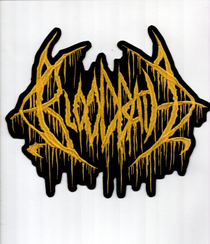 Bloodbath - Gelbes Logo Rückenaufnäher