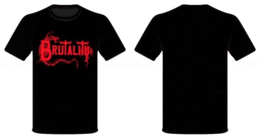 Brutality - Red Logo Tshirt L