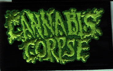 Cannabis Corpse - Grünes Logo Aufnäher