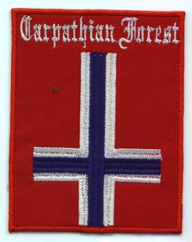 Carpathian Forest - Kreuz Rot Aufnäher