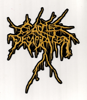 Cattle Decapitated - Gelbes Logo Rückenaufnäher