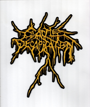 Cattle Decapitated - Gelbes Logo Rückenaufnäher