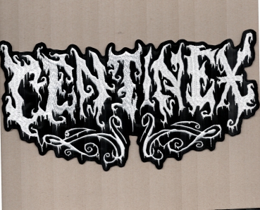 Centinex - White Logo Backpatch