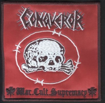 Conqueror - War Cult Roter Aufnäher