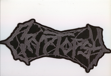 Cryptopsy - Graues Logo Rückenaufnäher