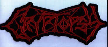 Cryptopsy - Rotes Logo Rückenaufnäher