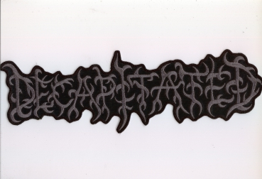 Decapitated - Graues Logo Rückenaufnäher