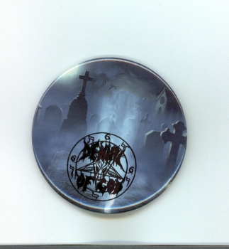 Denial of God - The Hallow Mass Button 59mm