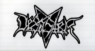 Desaster - Weisses Logo 2 Rückenaufnäher