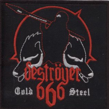 Deströyer 666 - Cold Steel Aufnäher