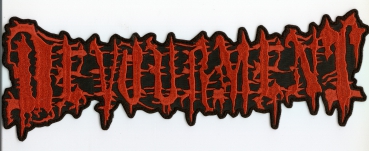 Devourment - Rotes Logo Rückenaufnäher