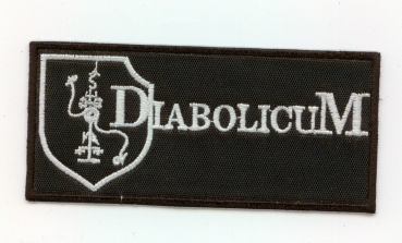 Diabolicum - Weisses Logo Aufnäher