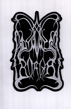 Dimmu Borgir - Altes Weisses Logo Rückenaufnäher